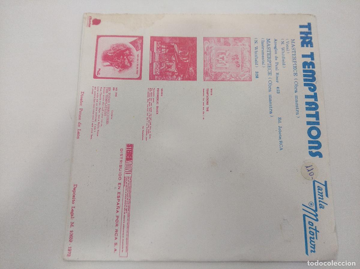 Discos de vinilo: THE TEMPTATIONS/MASTERPIECE/SINGLE. - Foto 3