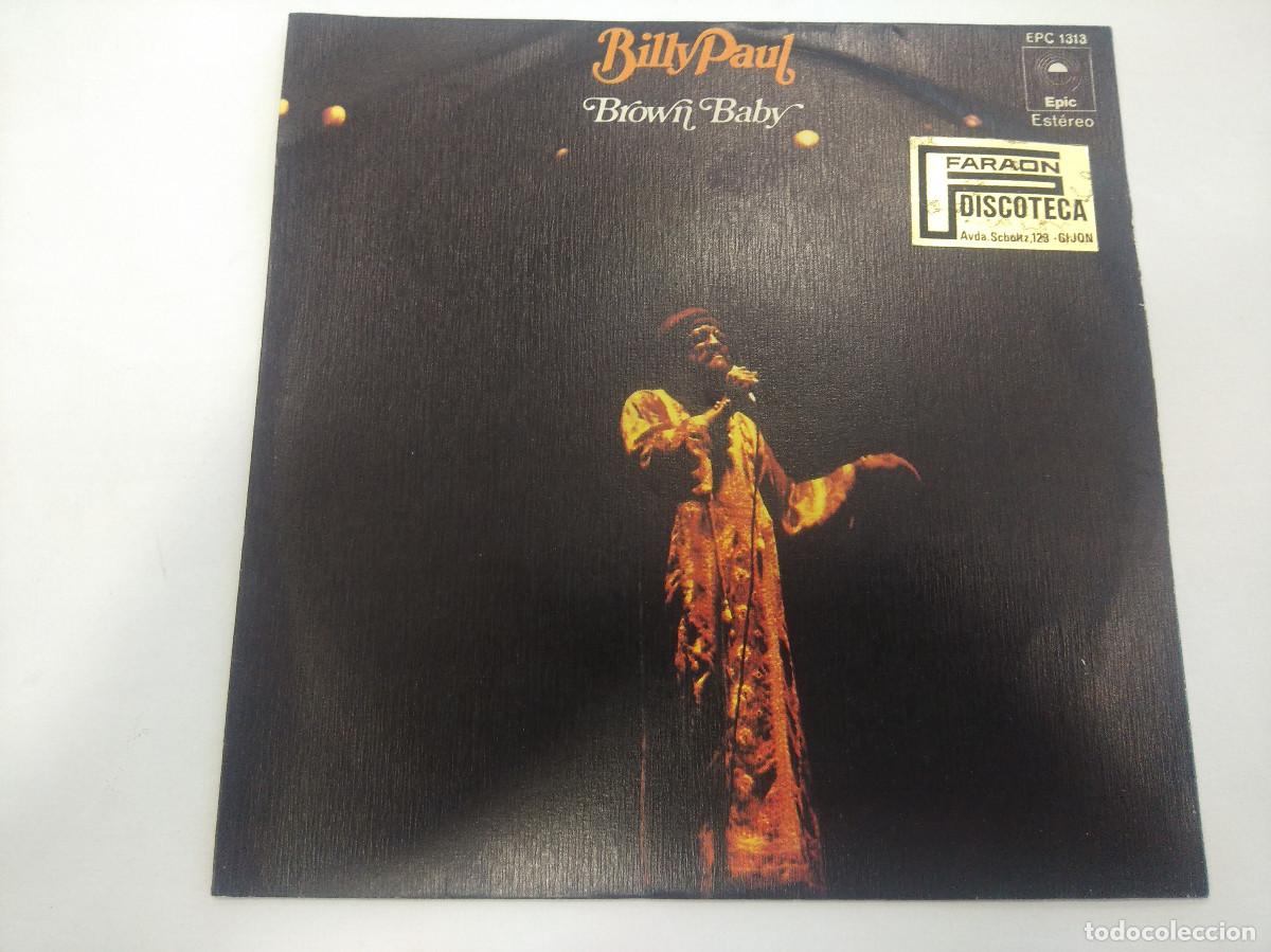 Discos de vinilo: BILLY PAUL/BROWN BABY/SINGLE. - Foto 1