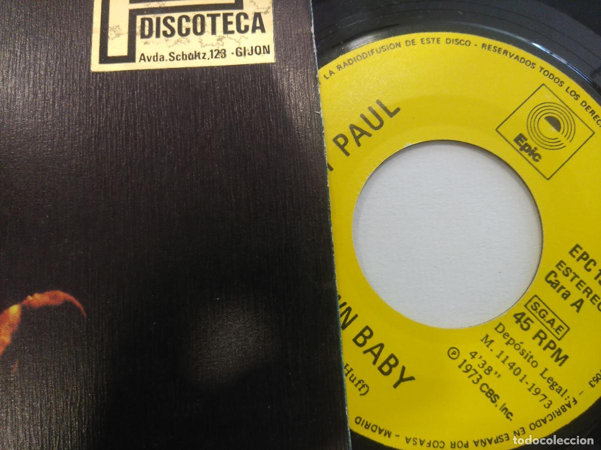 Discos de vinilo: BILLY PAUL/BROWN BABY/SINGLE. - Foto 2