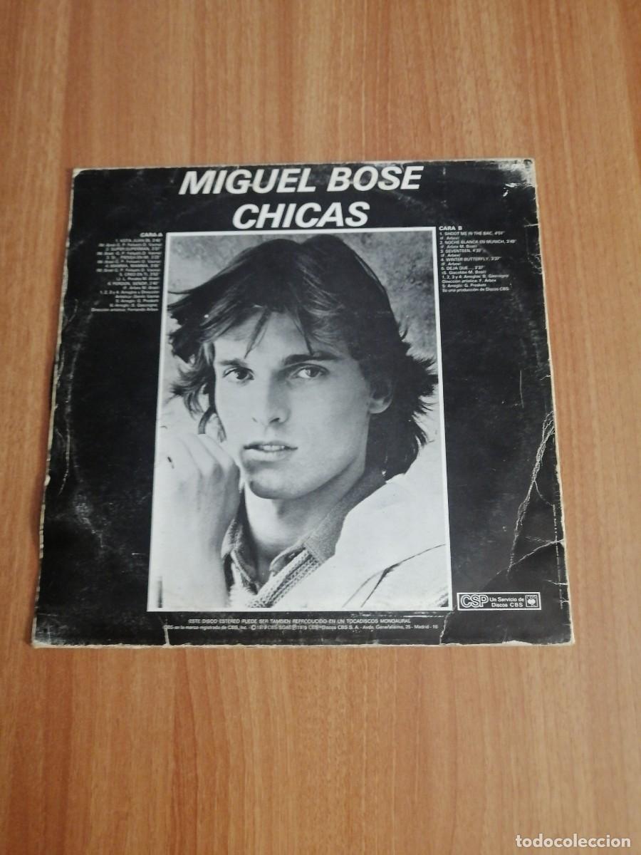 Discos de vinilo: DISCO L P MIGUEL BOSE CHICAS - Foto 2