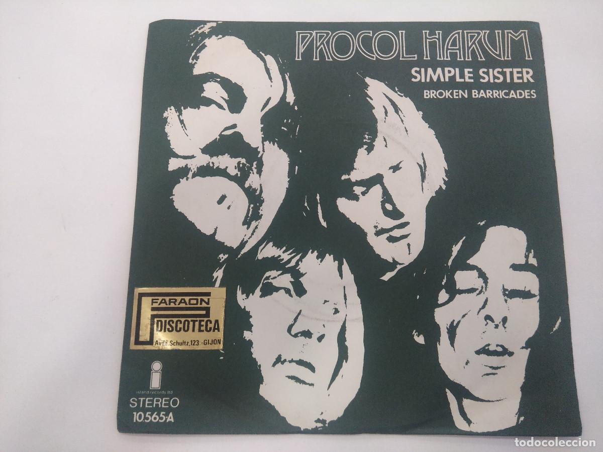 Discos de vinilo: PROCOL HARUM/SIMPLE SISTER/SINGLE. - Foto 1