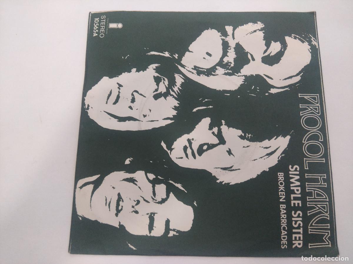 Discos de vinilo: PROCOL HARUM/SIMPLE SISTER/SINGLE. - Foto 3