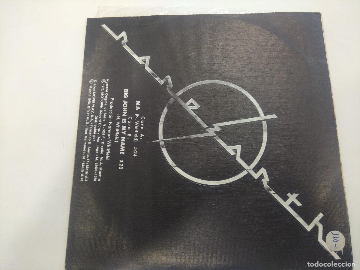 Discos de vinilo: RARE EARTH/MA/SINGLE. - Foto 3