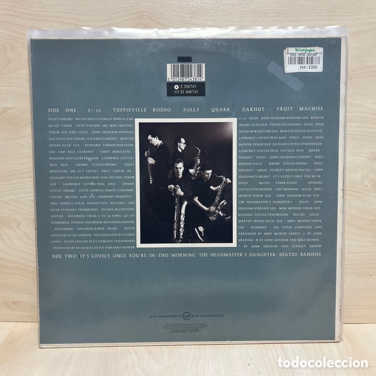 Discos de vinilo: Itchy Fingers - Quark (LP) - Foto 2