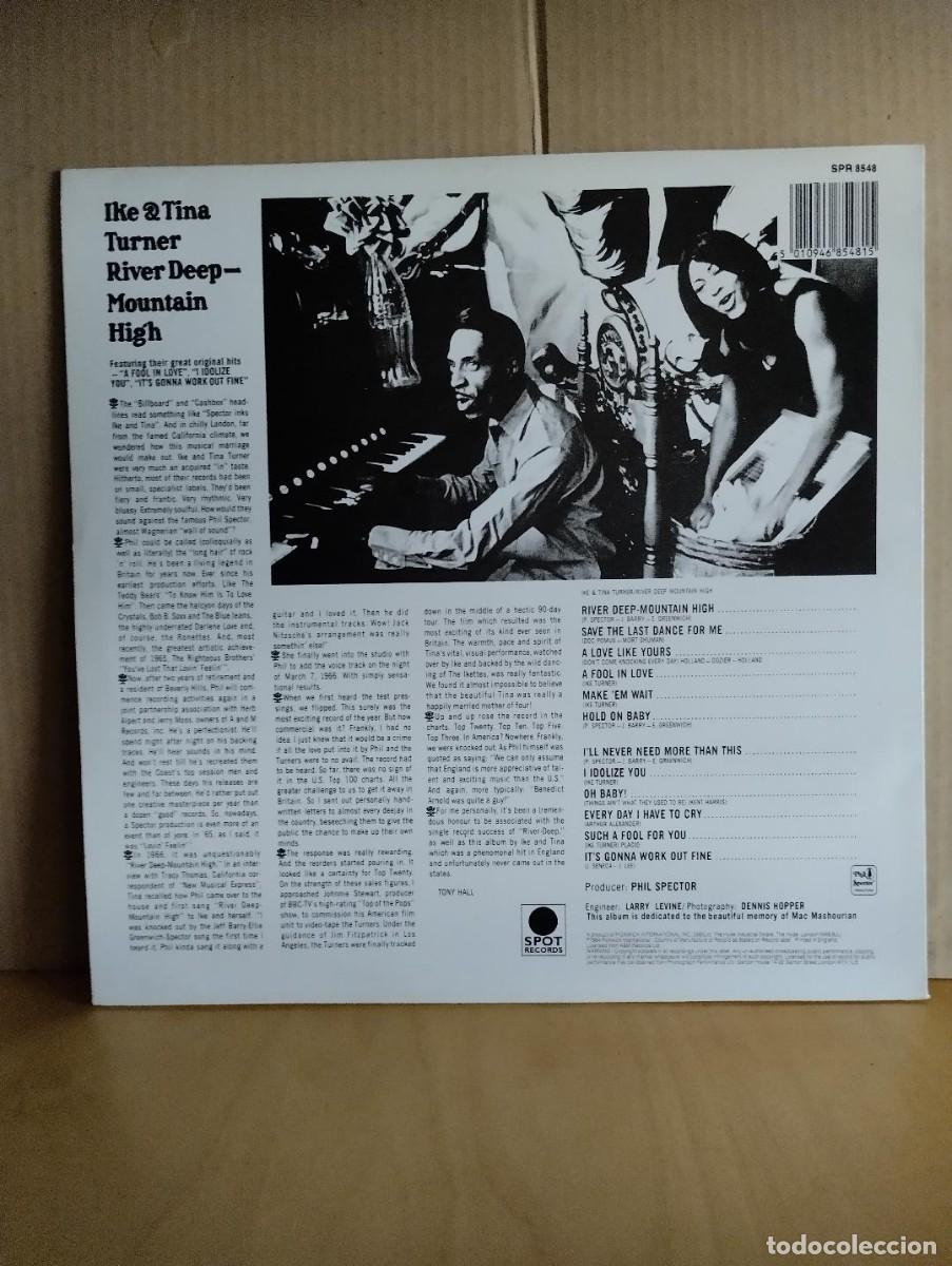 Discos de vinilo: IKE & TINA TURNER ---- RIVER DEEP - MOUNTAIN HIGH - Foto 2