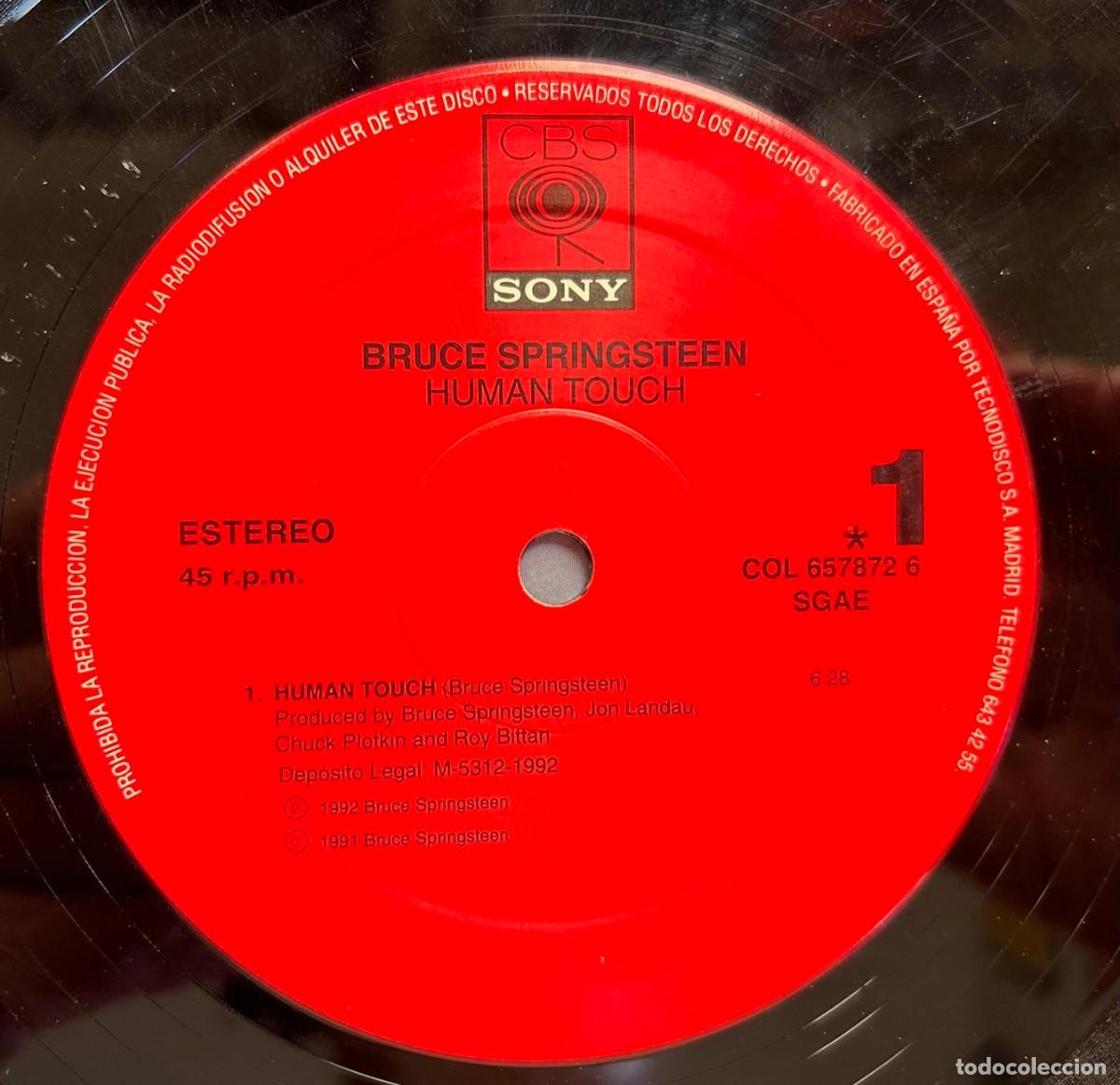 Discos de vinilo: Bruce Springsteen &lrm;&ndash; Human Touch. Estado. Vg + / Good. 1992 - Foto 2