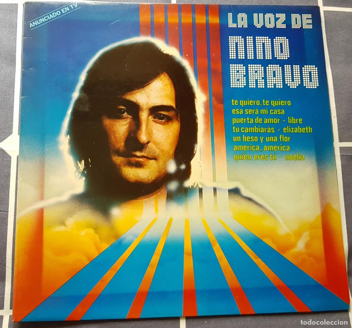 Discos de vinilo: SIN USO. LP LA VOZ DE NINO BRAVO. IMPECABLE. - Foto 1