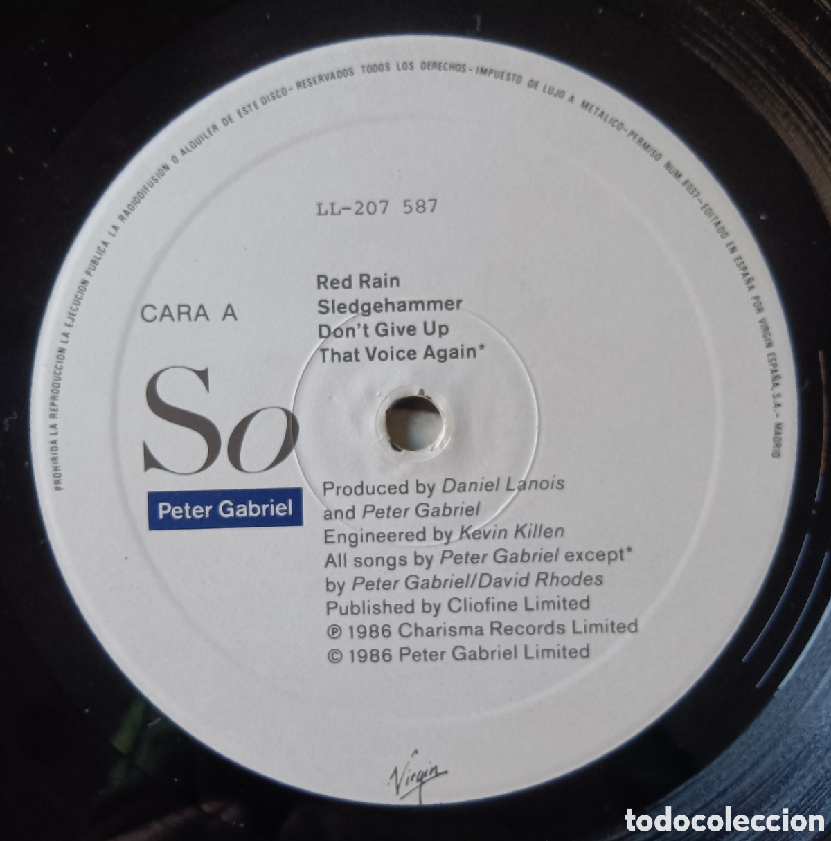 Discos de vinilo: Peter Gabriel, 1986 - So - Foto 5