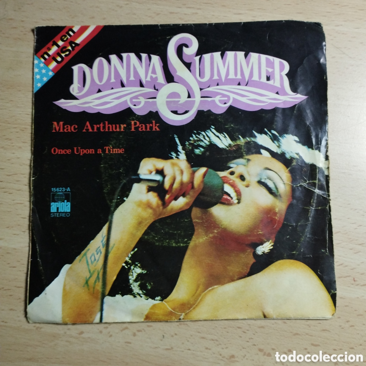 Discos de vinilo: Single 7&rdquo; Donna Summer 1978 . Mac Arthur park + Once Upon a Time. - Foto 1