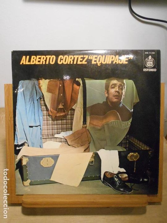 Discos de vinilo: ALBERTO CORTEZ - EQUIPAJE - LP HISPAVOX 1972 - Foto 1