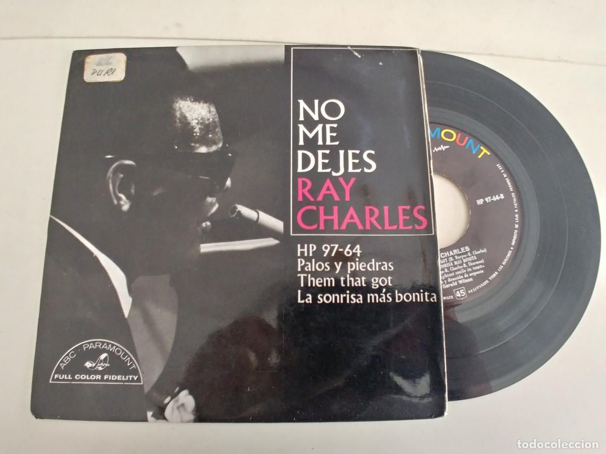 Discos de vinilo: RAY CHARLES-EP NO ME DEJES +3 - Foto 1