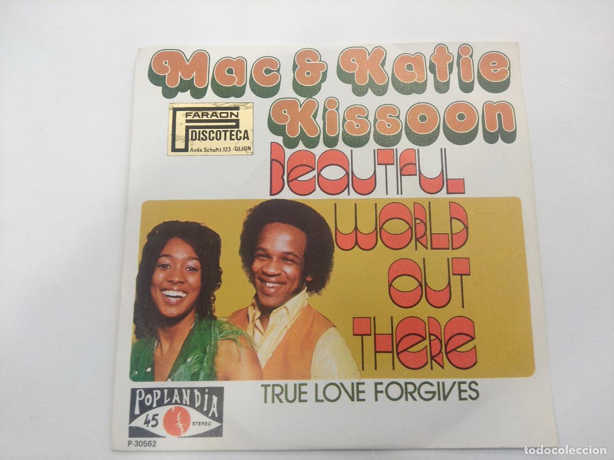 Discos de vinilo: MAC & KATIE KISSOON/BEAUTIFUL WORLD OUT THERE/SINGLE. - Foto 1