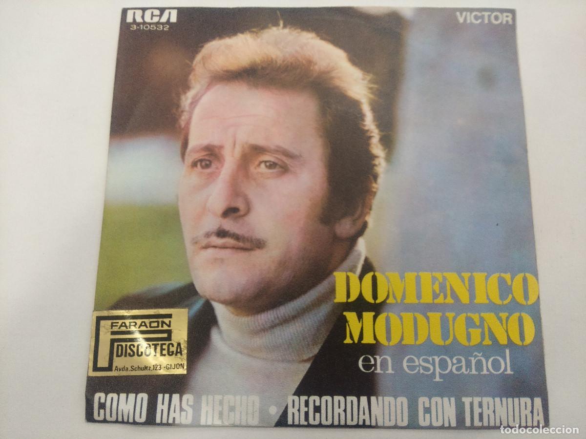 Discos de vinilo: DOMENICO MODUGNO/COMO HAS HECHO/SINGLE. - Foto 1