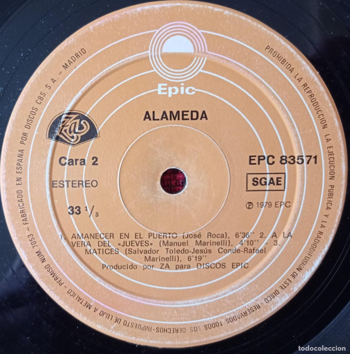 Discos de vinilo: ALAMEDA ** VINILO LP ORIGINAL 1979 - Foto 4