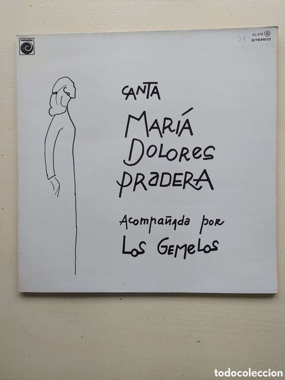 Discos de vinilo: LP Mar&iacute;a Dolores Pradera - Foto 1