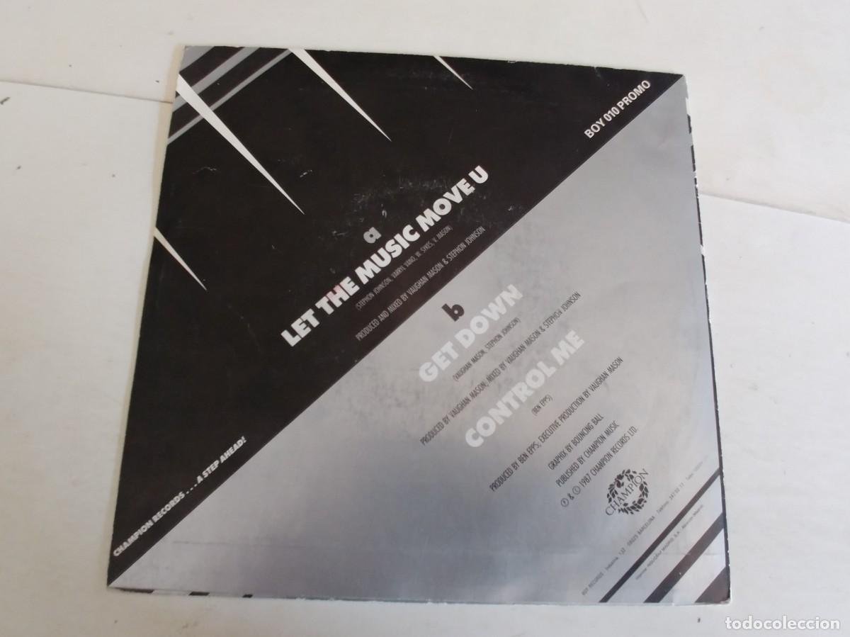 Discos de vinilo: RAZE-SINGLE LET THE MUSIC MOVE U - Foto 2