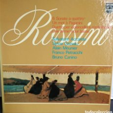 Discos de vinilo: *ROSSINI, 6 SONATE A QUATTRO, UN MOT A PAGANINI, SPAIN, PHILIPS, 1981, BOX2
