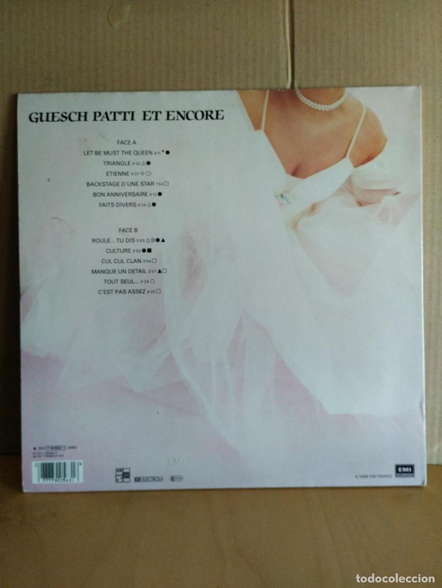Discos de vinilo: GUESCH PATTI ---- LABYRINTHE - Foto 2