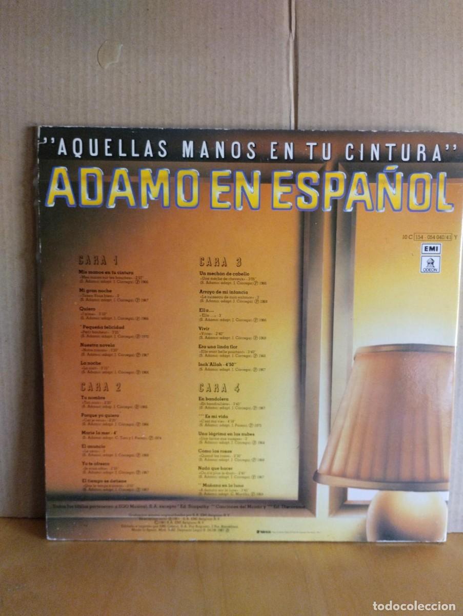 Discos de vinilo: ADAMO --- EN ESPA&Ntilde;OL - Foto 2
