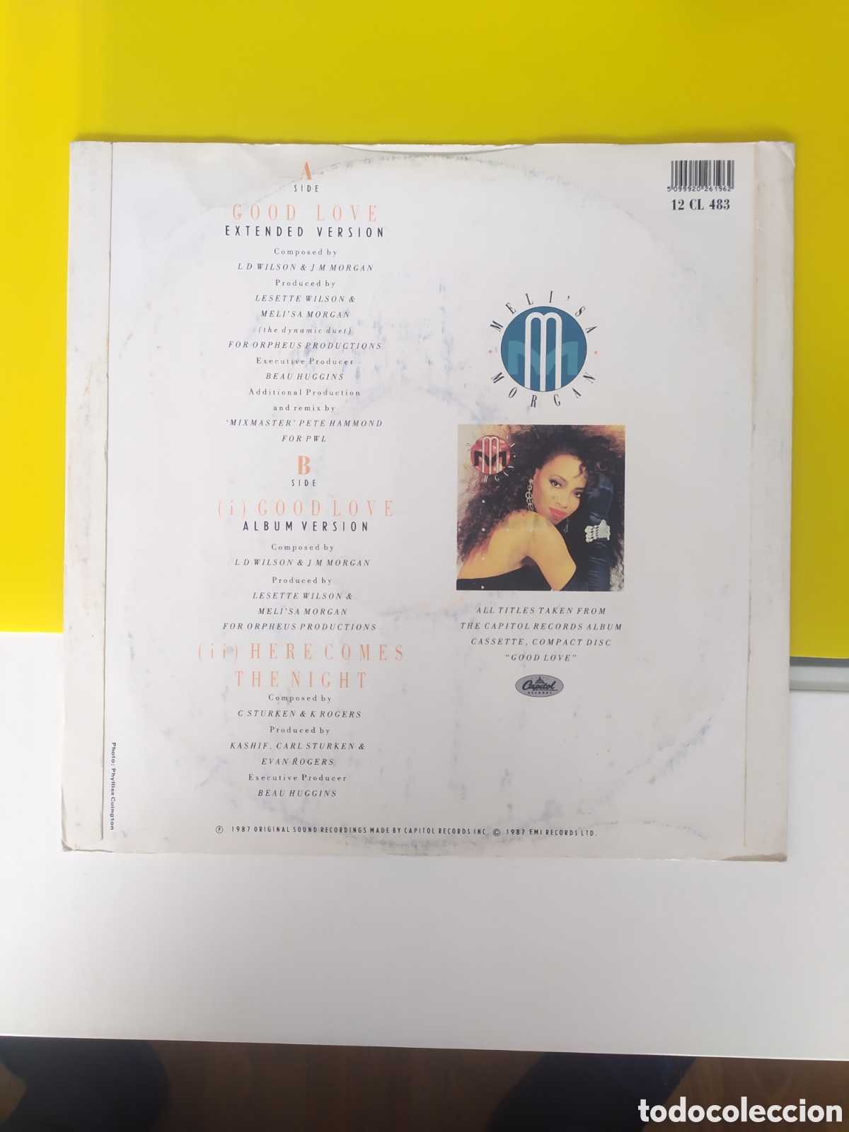 Discos de vinilo: Maxi single Melisa Morgan.&nbsp;Good Love - Foto 2