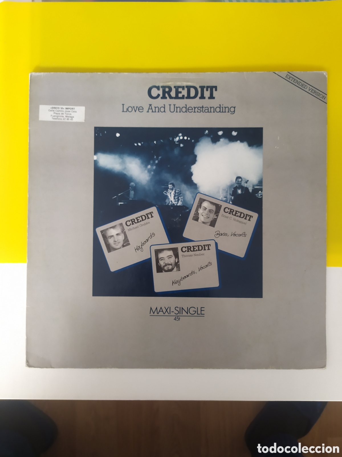 Discos de vinilo: Maxi single Credit.&nbsp;Love And Understanding - Foto 1