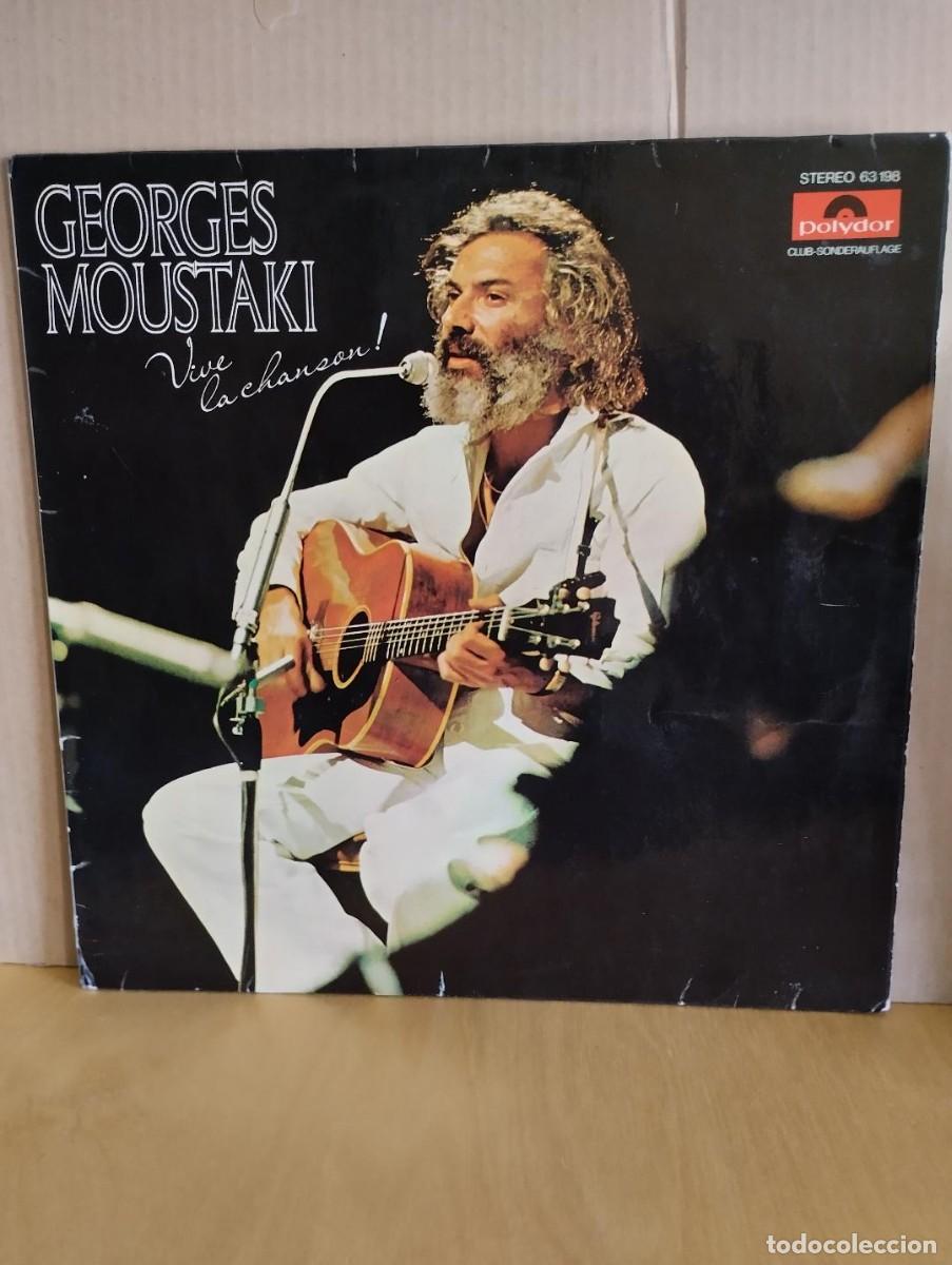 Discos de vinilo: GEORGES MOUSTAKI --- VIVE LA CHANSON ! - Foto 1
