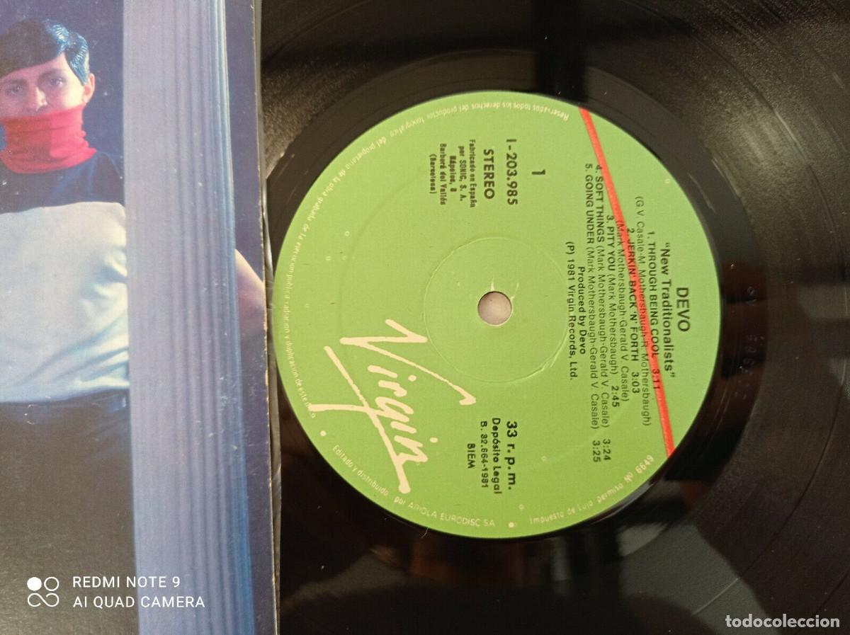 Discos de vinilo: DEVO - New Traditionalists - LP VIRGIN ESPA&Ntilde;A 1981 // DISCO DE VINILO - Foto 2