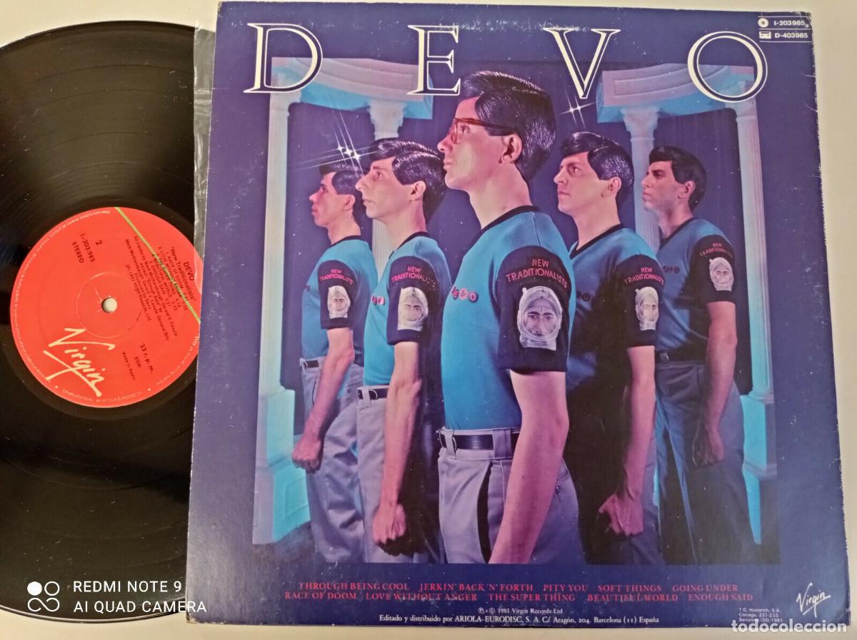 Discos de vinilo: DEVO - New Traditionalists - LP VIRGIN ESPA&Ntilde;A 1981 // DISCO DE VINILO - Foto 3