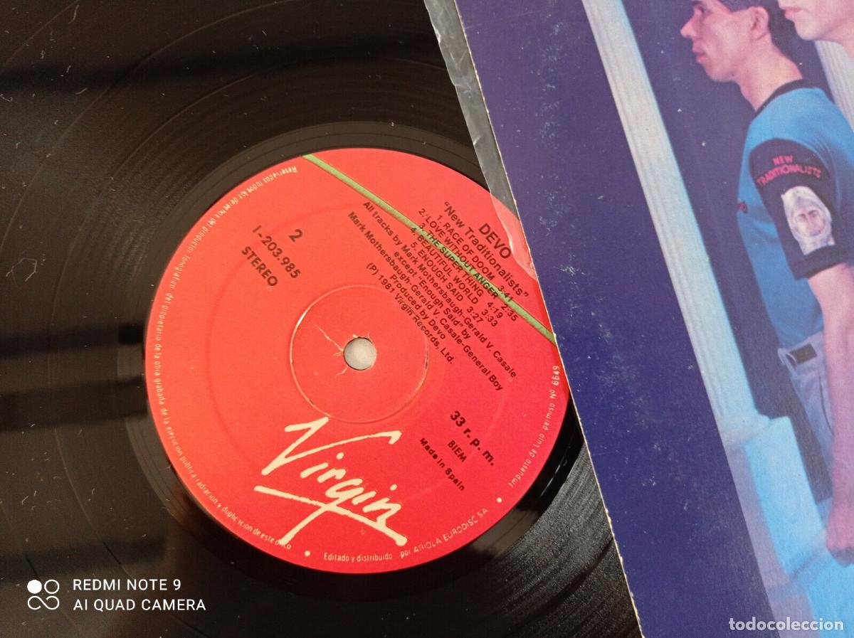 Discos de vinilo: DEVO - New Traditionalists - LP VIRGIN ESPA&Ntilde;A 1981 // DISCO DE VINILO - Foto 4