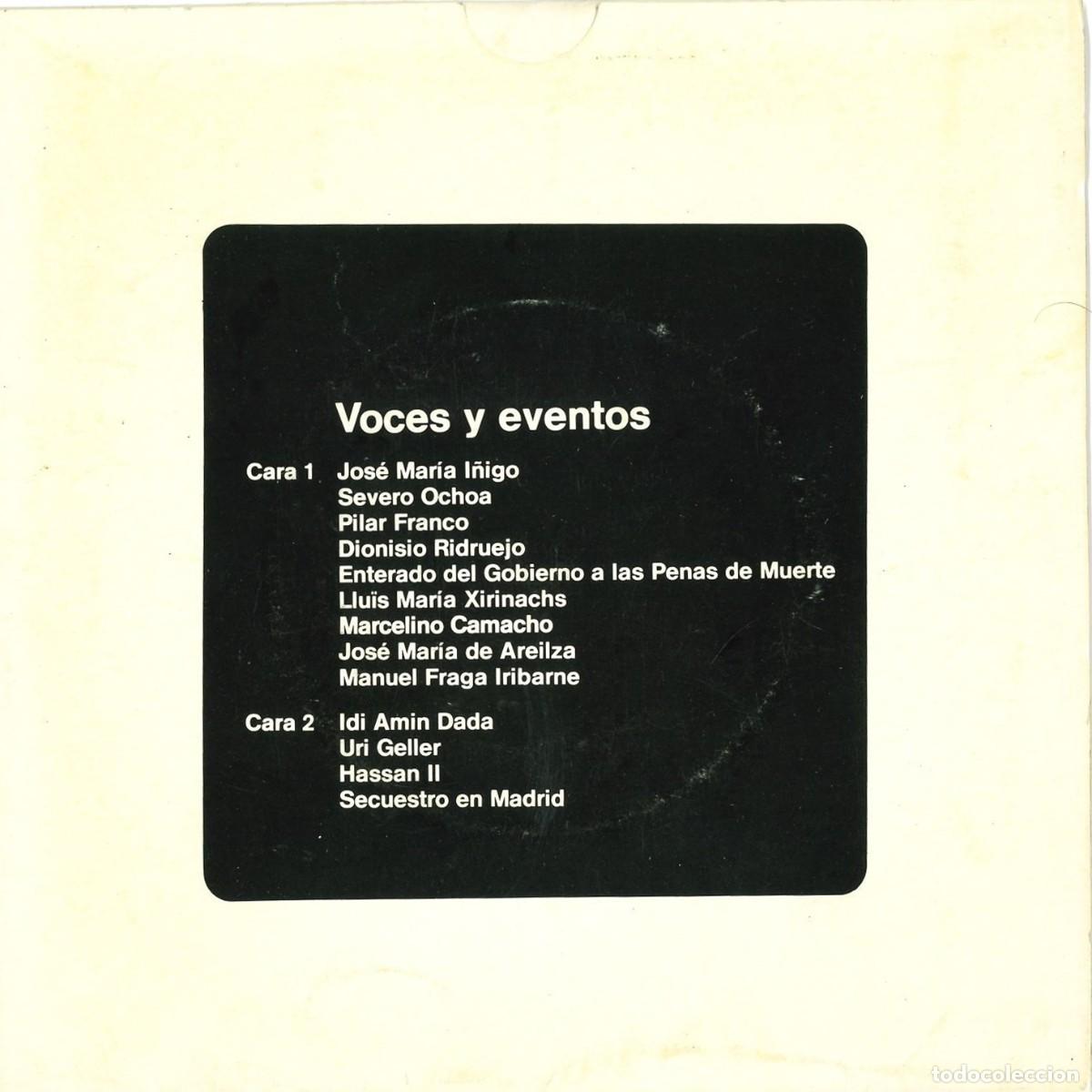 Discos de vinilo: 1975 RADIOGRAF&Iacute;A DEL A&Ntilde;O disco vinilo voces y eventos.