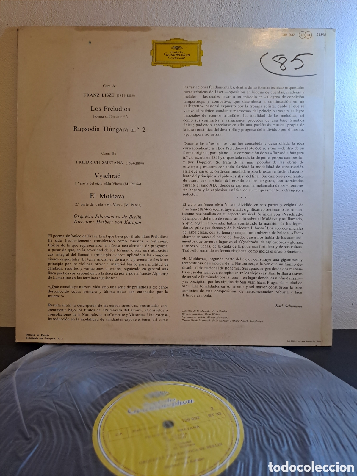 Discos de vinilo: Deutsche Grammophon - Lizst - Foto 2