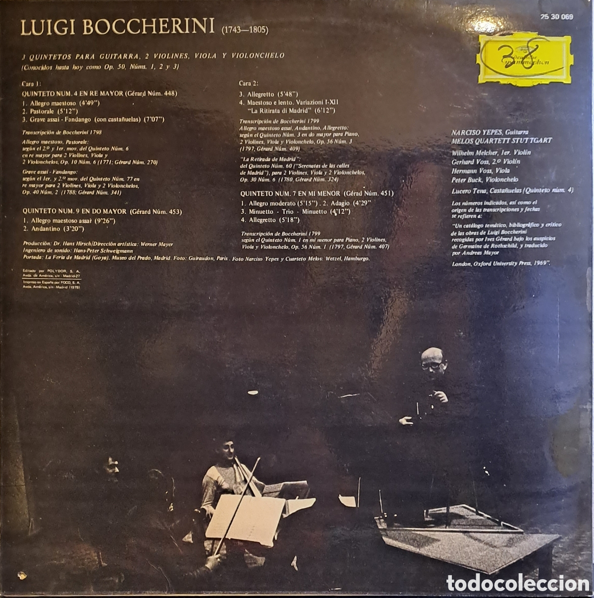 Discos de vinilo: Deutsche Grammophon - Luigi Boccherini - Foto 2