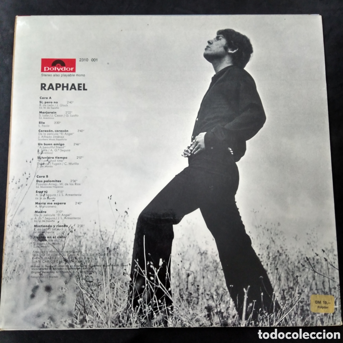 Discos de vinilo: RAPHAEL - AQUI ! - LP - 1969 - Foto 2