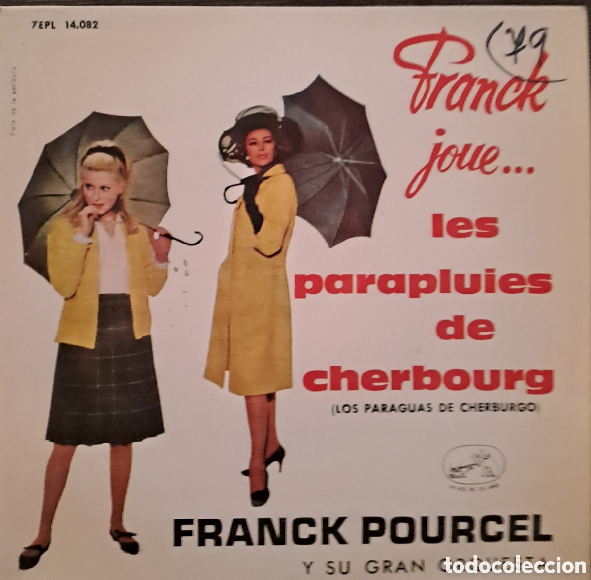 Discos de vinilo: FRANCK POURCEL. LOS PARAGUAS DE CHERBURGO + 3. iGS.1 - Foto 1