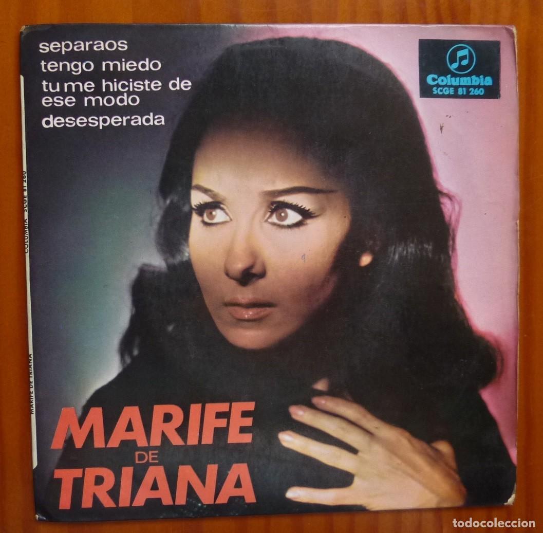 Discos de vinilo: MARIFE DE TRIANA / SEPARAOS+3 / 1967 / EP - Foto 1