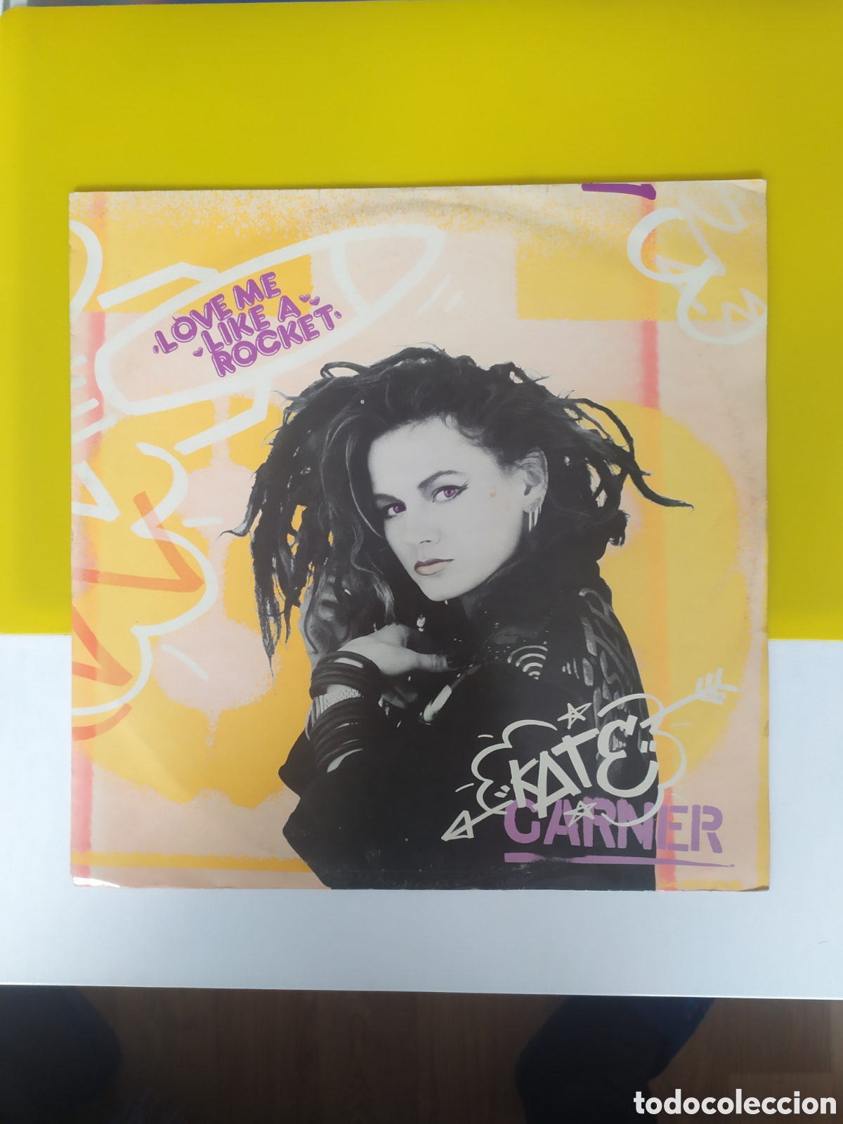 Discos de vinilo: Maxi single Kate Garner.&nbsp;Love Me Like A Rocket - Foto 1