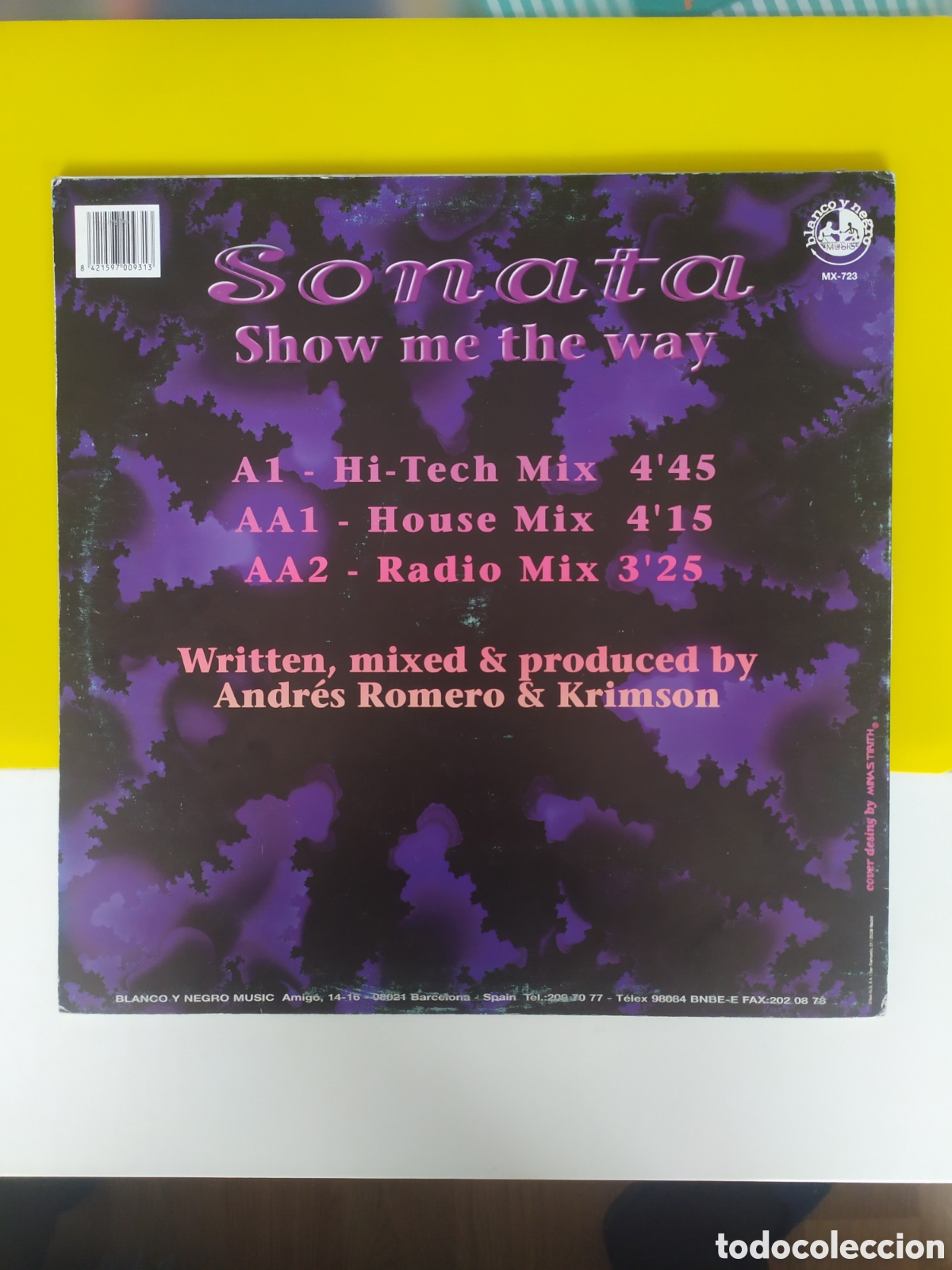 Discos de vinilo: Maxi single Sonata. Show Me The Way - Foto 2