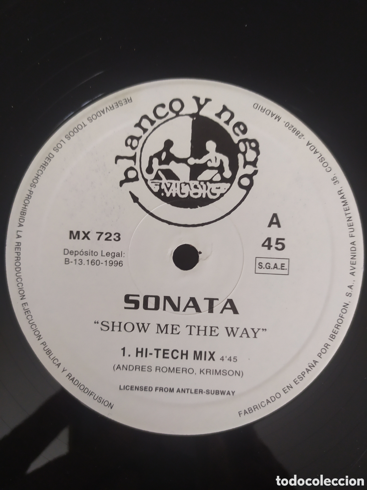 Discos de vinilo: Maxi single Sonata. Show Me The Way - Foto 3