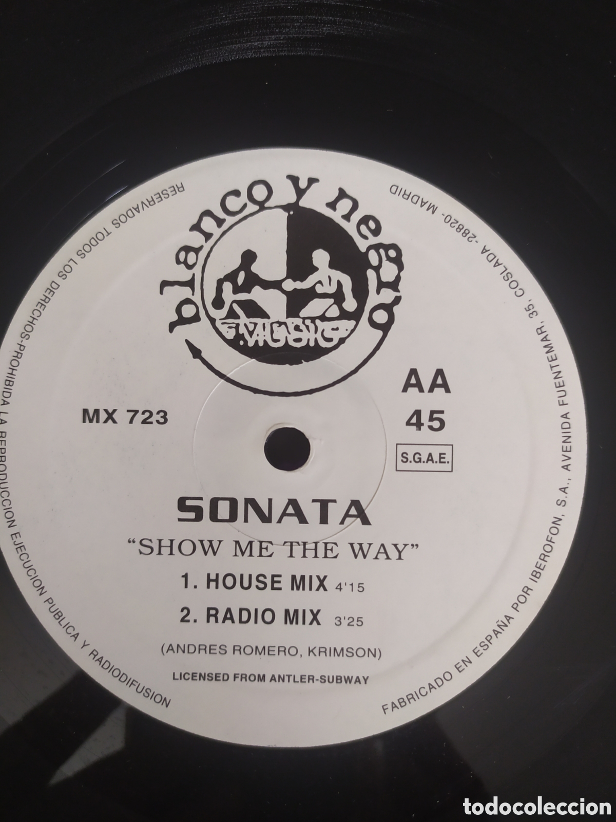 Discos de vinilo: Maxi single Sonata. Show Me The Way - Foto 4