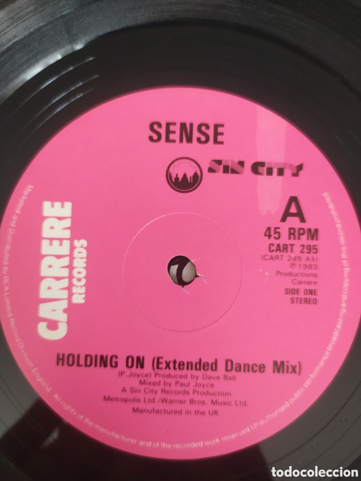 Discos de vinilo: Maxi single Sense. Holding On - Foto 3