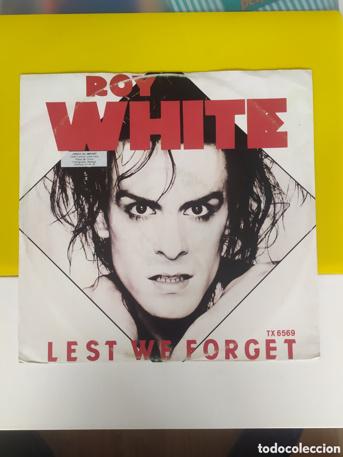 Discos de vinilo: Maxi single Roy White. Lest We Forget - Foto 1