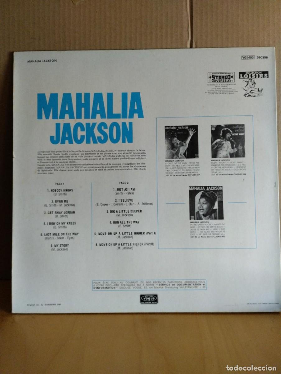 Discos de vinilo: MAHALIA JACKSON ---- NOBODY KNOWS - Foto 2