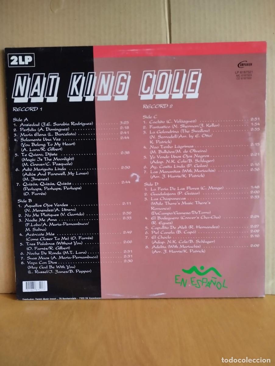 Discos de vinilo: NAT KING COLE ----- EN ESPA&Ntilde;OL - Foto 2