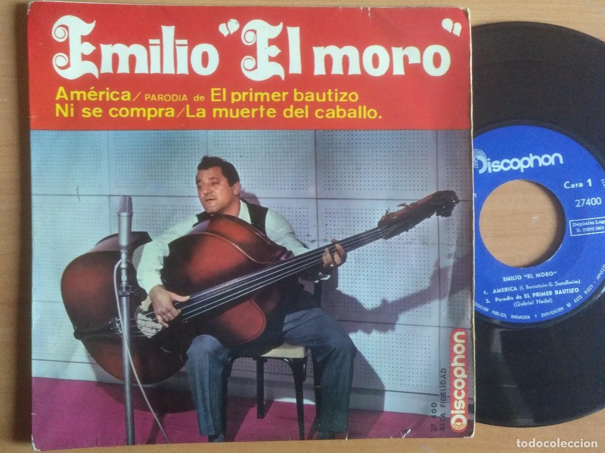 Discos de vinilo: EMILIO EL MORO EP AMERICA - Foto 1