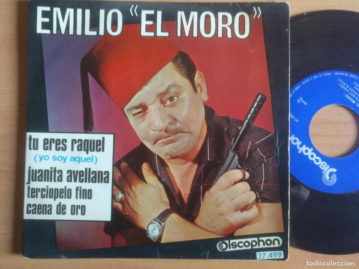 Discos de vinilo: EMILIO EL MORO EP TU ERES RAQUEL - Foto 1