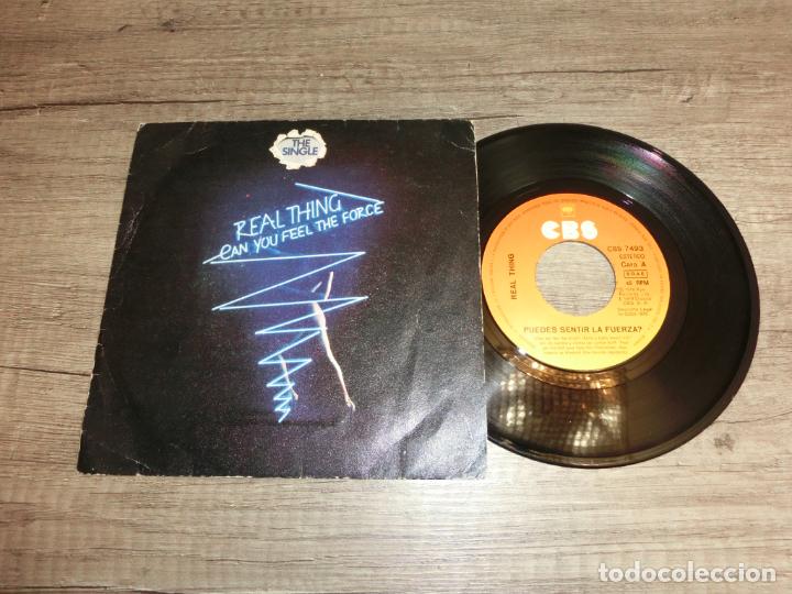 Discos de vinilo: REAL THING - CAN YOU FEEL THE FORCE - Foto 1