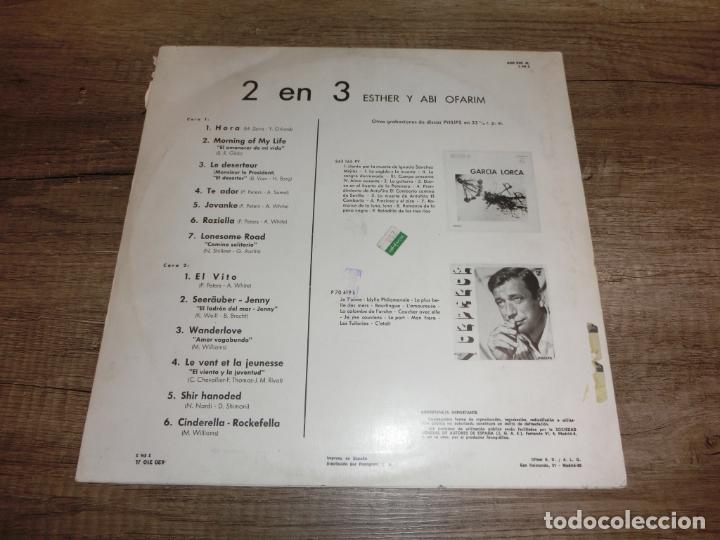 Discos de vinilo: ESTHER Y ABI OFARIM - 2 EN 3 - Foto 2