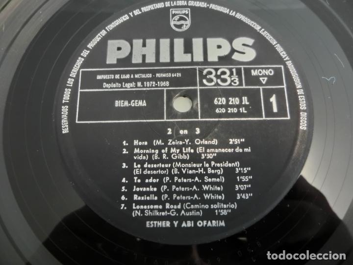 Discos de vinilo: ESTHER Y ABI OFARIM - 2 EN 3 - Foto 3