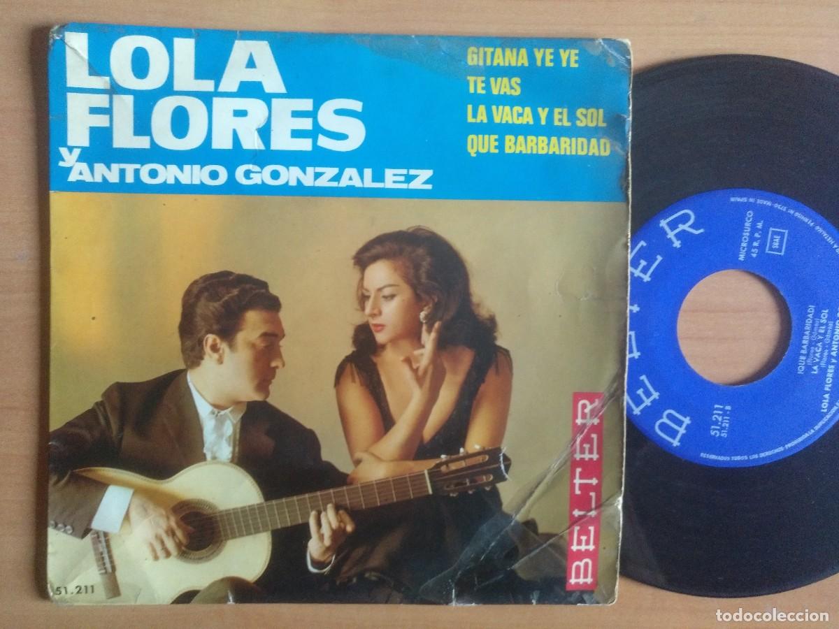 Discos de vinilo: LOLA FLORES EP GITANA YE-YE - Foto 1