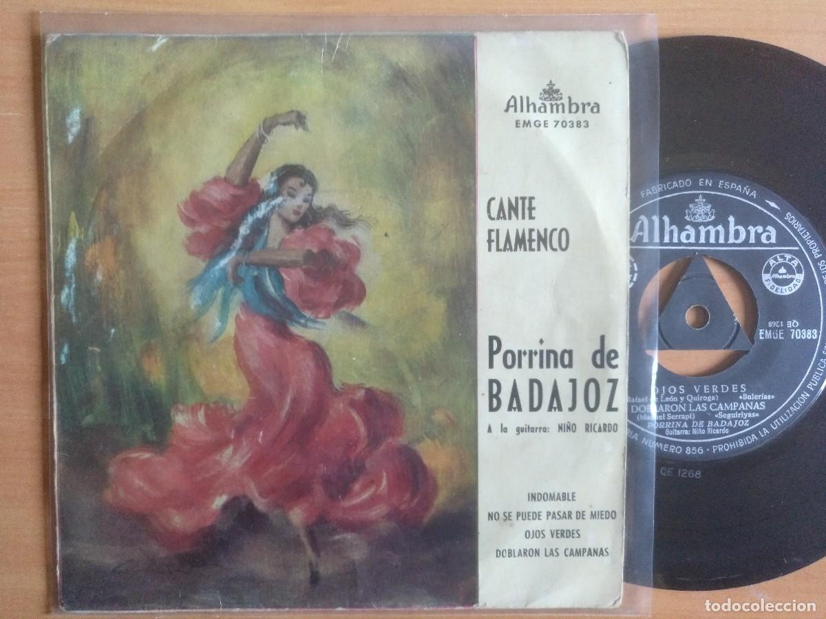 Discos de vinilo: porrina de badajoz ep INDOMABLE - Foto 1